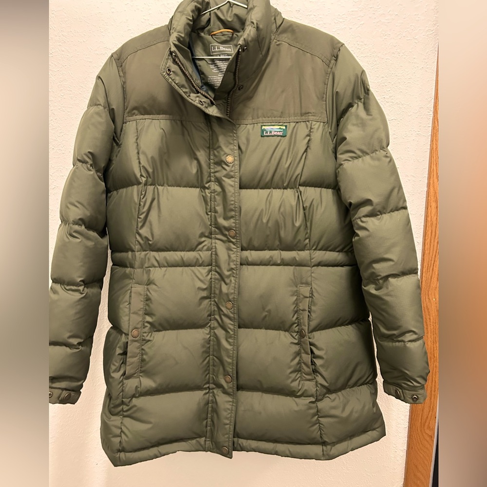 LL BEAN MOUNTAIN DOWN CLASSIC PARKA WOMENS SIZE L